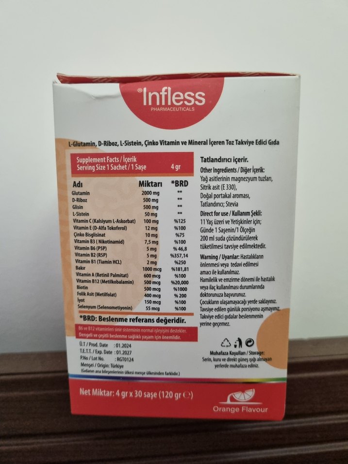 Infless Regista Sağlık Takviyesi 30 Saşe - Görsel 2