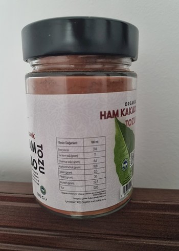 Terra Organik Ham Kakao Tozu 140g - Görsel 2