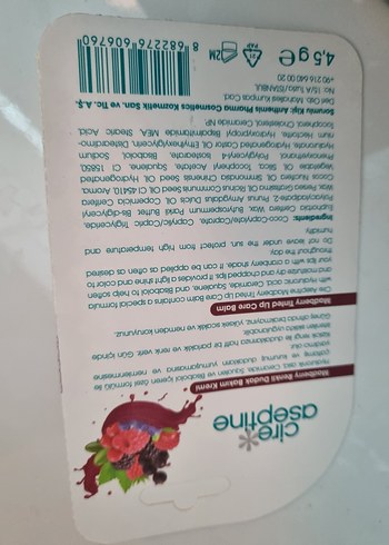Cire Aseptine Madberry Renkli Dudak Balmı - Görsel 2
