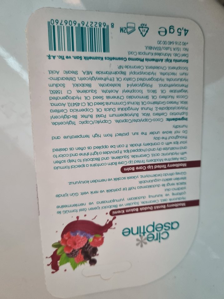 Cire Aseptine Madberry Renkli Dudak Balmı - Görsel 2
