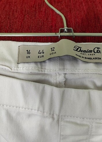 Denim&Co Denim Co beyaz tayt gibi kumaşı güzel