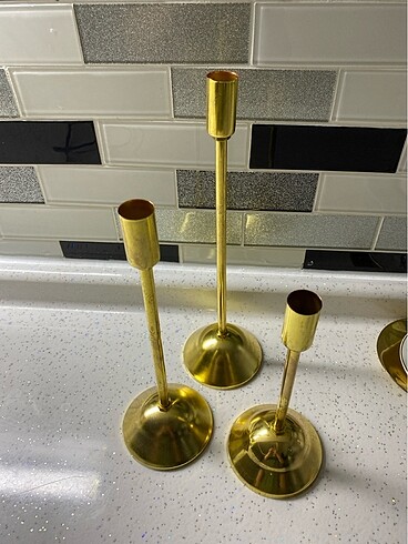 Diğer Gold Üçlü Şamdan