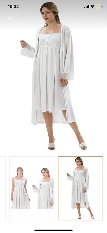 Lohusa Gecelik Sabahlık - Görsel 4