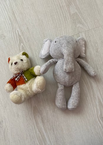 Gri Peluş Fil Oyuncak