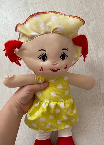  Beden Renk Sarı Puantiyeli Kadın Bebek Oyuncak