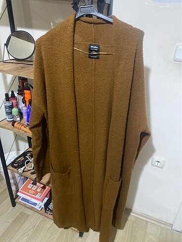 xl Beden camel Renk Uzun hırka