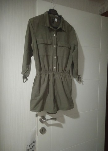 Sadece bir kez giyilen koton Tulum - Görsel 3