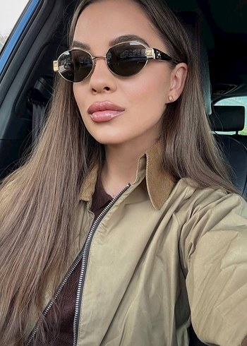 Celine Kadın Altın Modern Klasik Güneş Gözlüğü