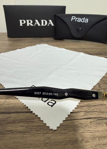 Beden altın Renk Prada Kadın Gold Yuvarlak Güneş Gözlüğü