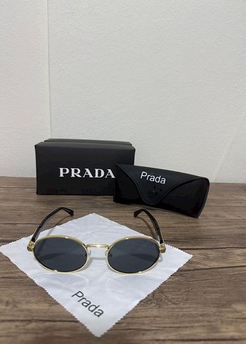 Prada Prada Kadın Gold Yuvarlak Güneş Gözlüğü