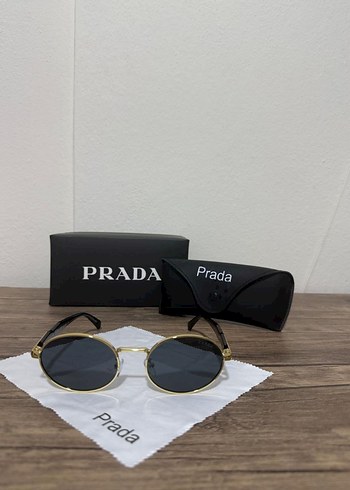 Prada Kadın Gold Yuvarlak Güneş Gözlüğü