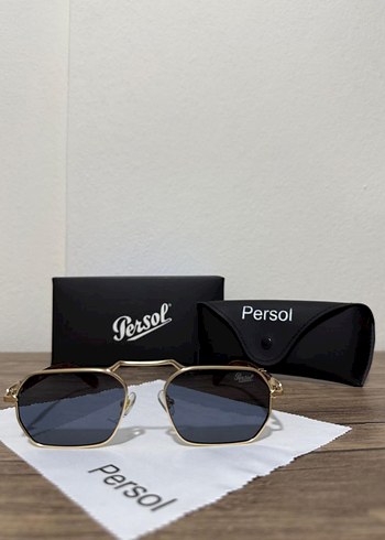 Eşref tek Parlak Altın Renk Persol Güneş Gözlüğü
