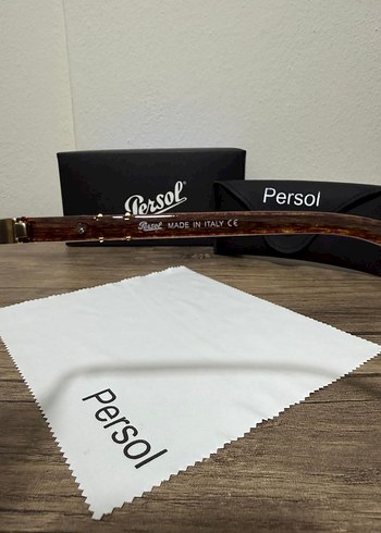 Beden altın Renk Eşref tek Parlak Altın Renk Persol Güneş Gözlüğü