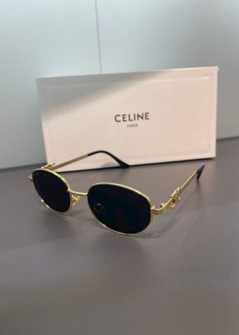 Celine Altın Renk Klasik Güneş Gözlüğü