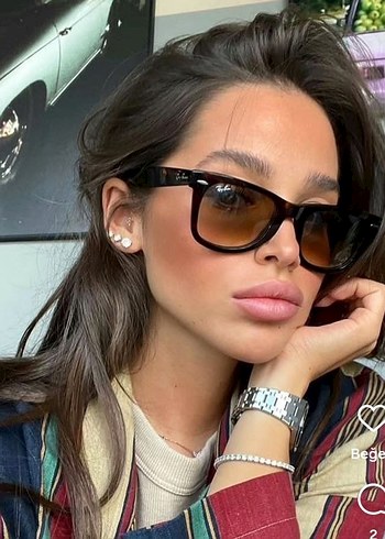 Ray Ban Ray-Ban Klasik Kadın Kahverengi Güneş Gözlüğü