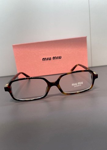 Miu Miu Klasik Şeffaf Kahverengi Kadın Gözlük