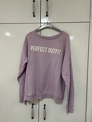 lila perfect outfit defacto sweatshirt