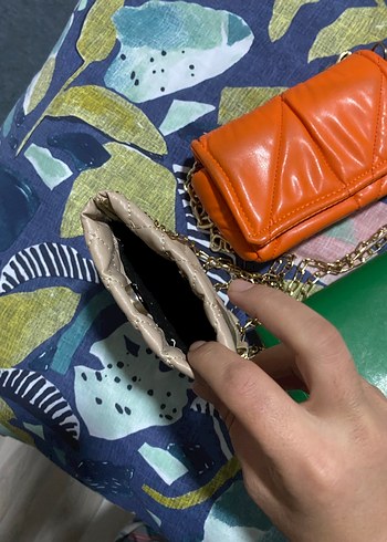 Renkli Deri Kadın Çanta - Paris Sokak Stili - Görsel 8