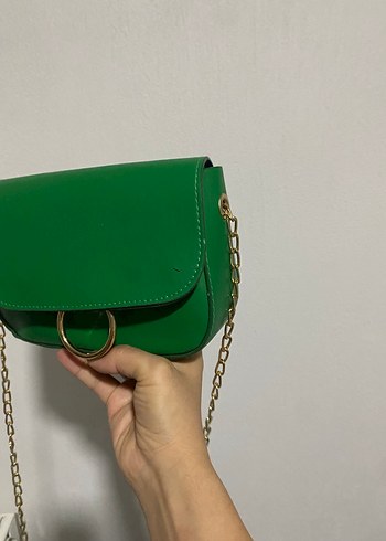 Renkli Deri Kadın Çanta - Paris Sokak Stili - Görsel 7