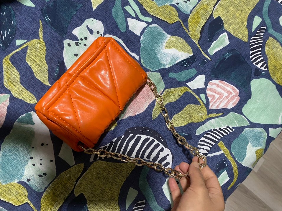 Renkli Deri Kadın Çanta - Paris Sokak Stili - Görsel 4