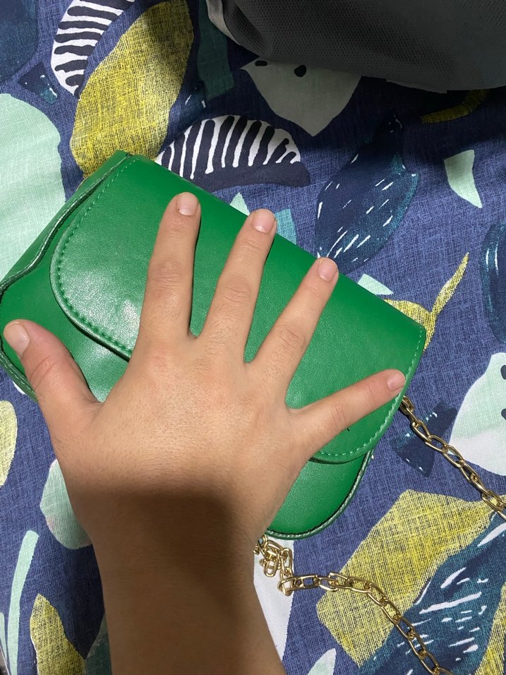 Renkli Deri Kadın Çanta - Paris Sokak Stili - Görsel 5