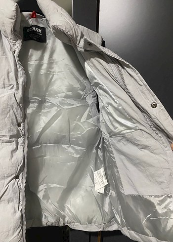 Kadın gri Kolsuz Midi Yelek - Görsel 5