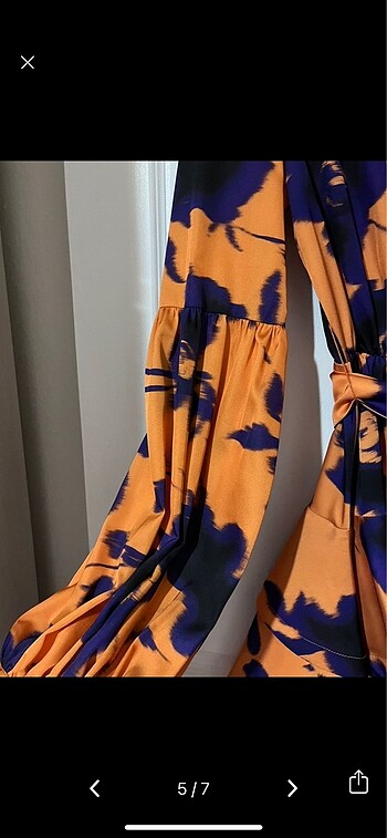 Saten elbise - Görsel 5