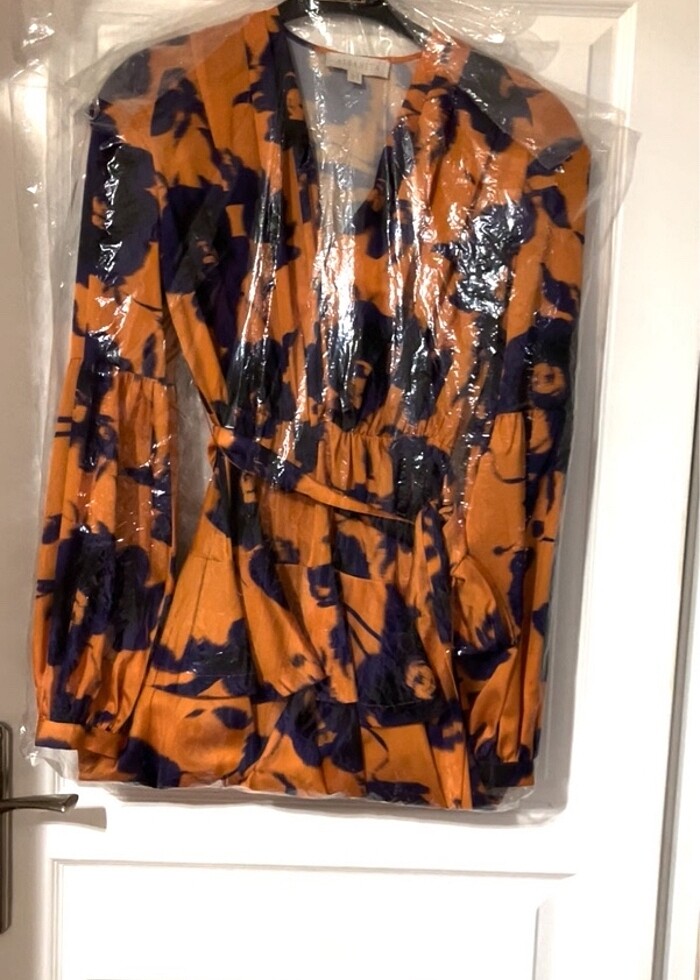 Saten elbise - Görsel 4