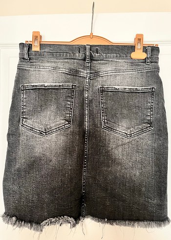 Denim Midi Mini Etek - Görsel 2