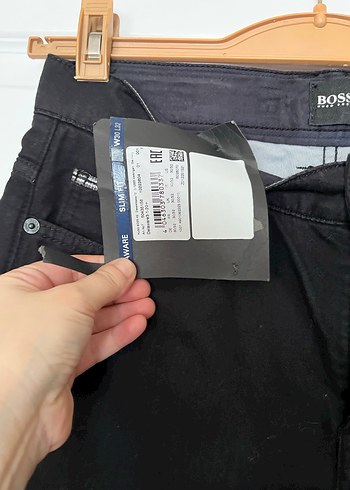 Siyah Erkek Denim Kemerli Regular Fit Jean - Görsel 2
