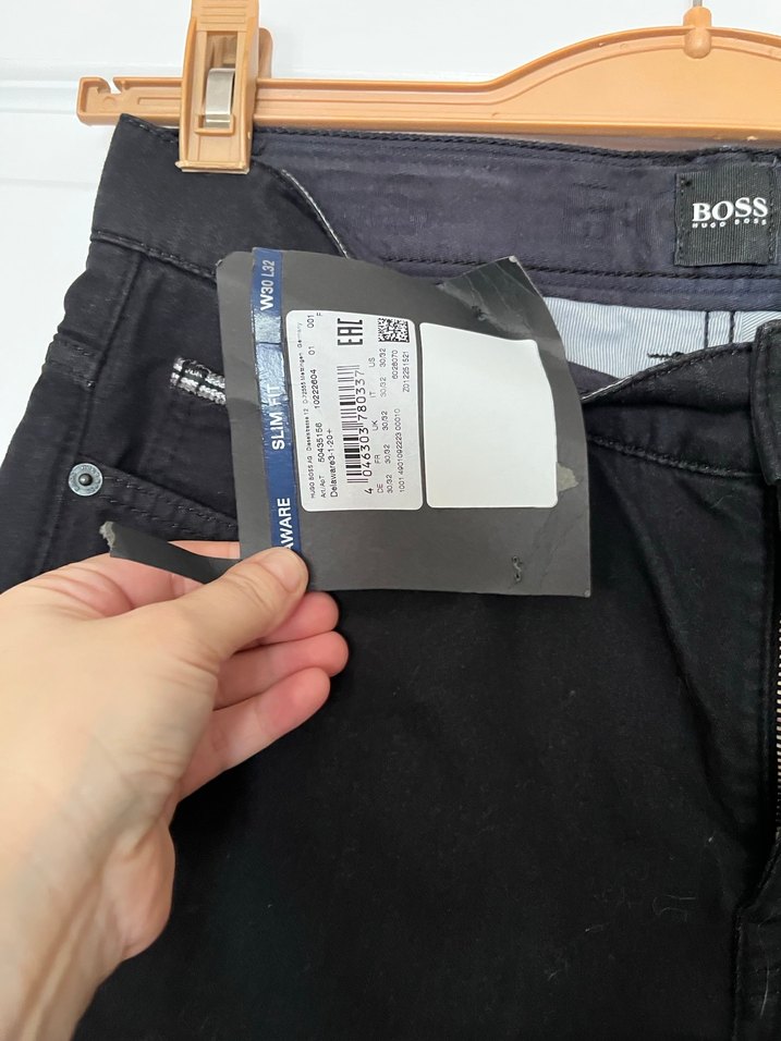 Siyah Erkek Denim Kemerli Regular Fit Jean - Görsel 2
