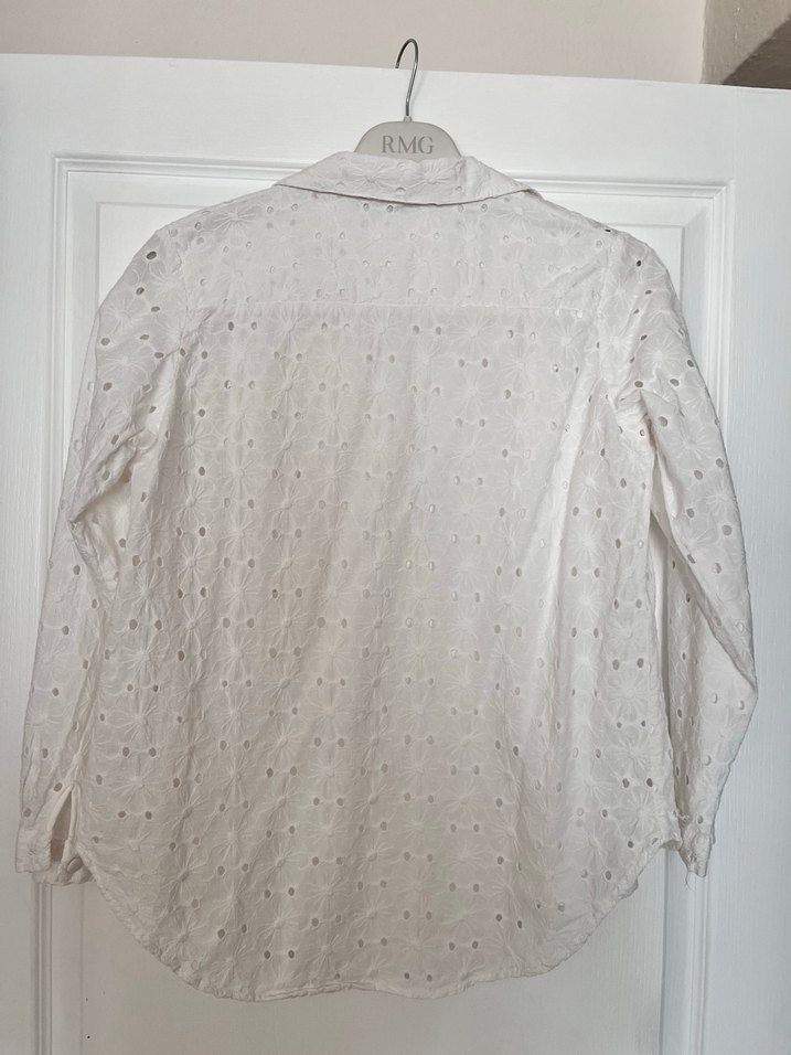 Beyaz fisto  Uzun Kollu Gömlek - Görsel 2