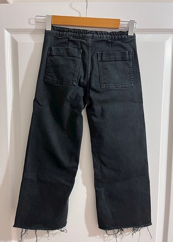 Siyah Midi Denim Pantolon - Görsel 2
