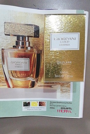 Oriflame GİORDANİ GOLD ESSENZA PARFÜM