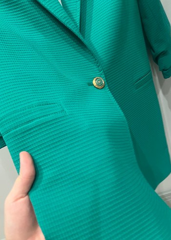 Chima Yeşil Blazer Ceket - Görsel 4