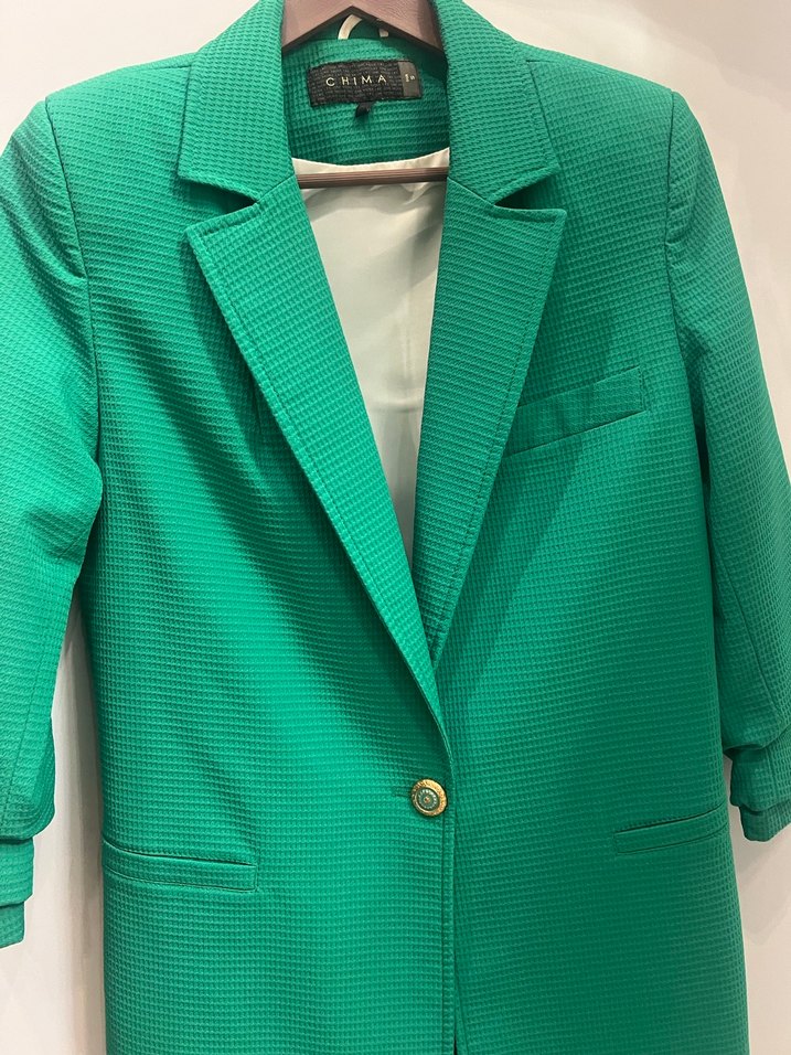 Chima Yeşil Blazer Ceket - Görsel 2