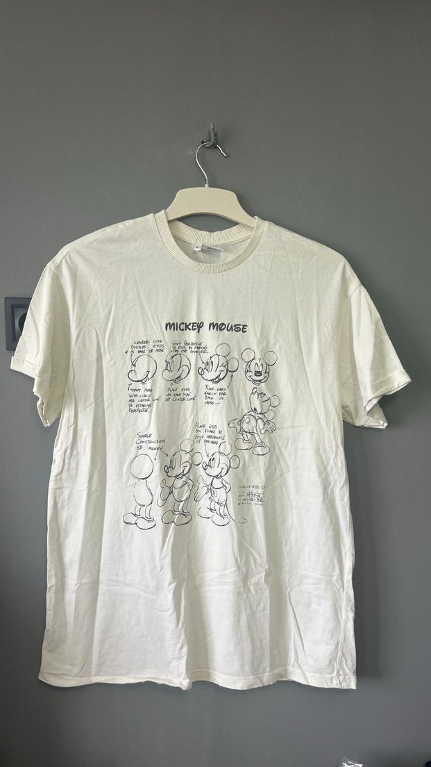 Baskılı Beyaz  Tişört - Görsel 2