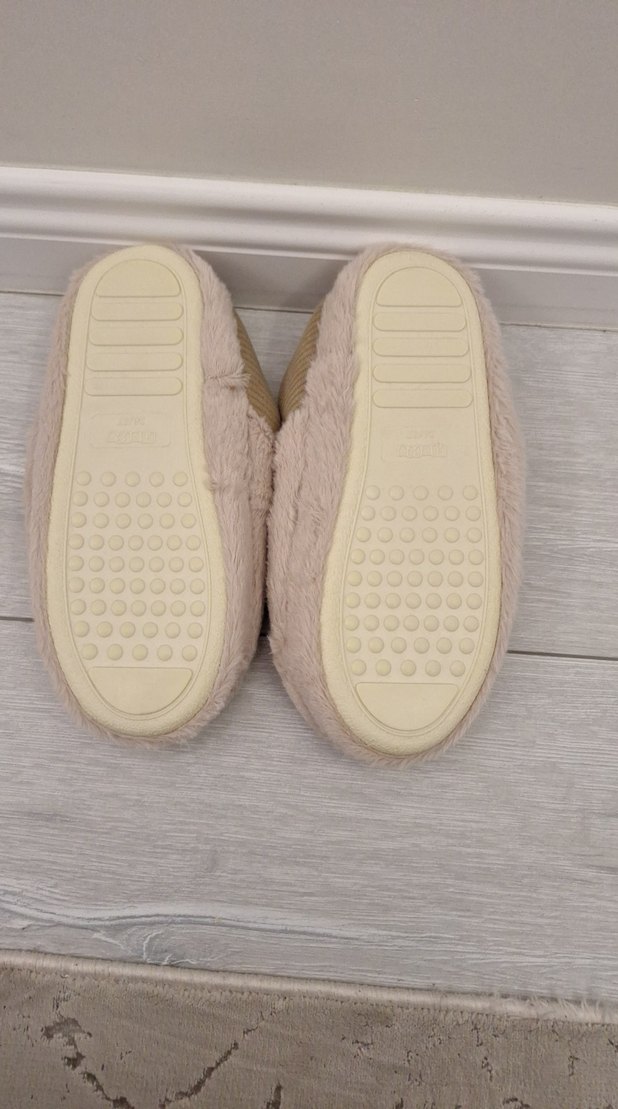 36-37 numara Kızlar için Bej Sıcak Ev Terliği - Görsel 2