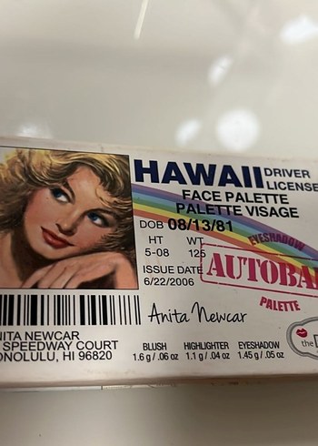 HAWAII Yüz Paleti - The balm