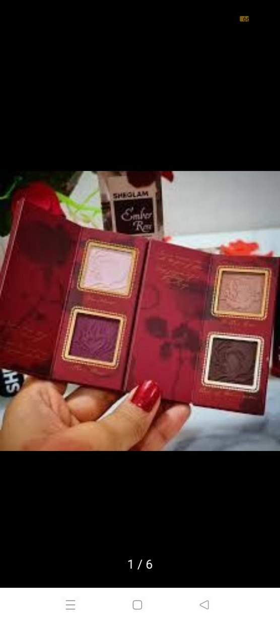 SHEGLAM Esther Rose Koyu Bordo far paleti - Görsel 2