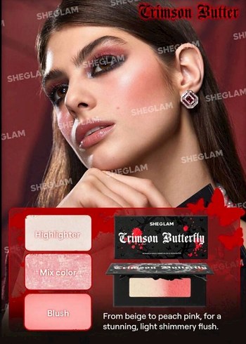 SHEGLAM Crimson Butterfly ombre allık aydınlatıcı - Görsel 4