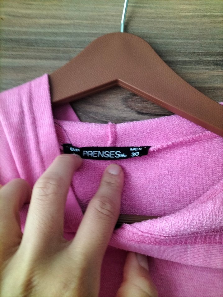 Pembe Baskılı Kadın Sweatshirt - Görsel 3