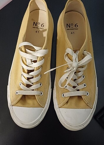 Retro Sevenlere! Sarı H&M Essentials Sneaker