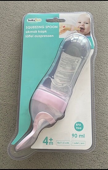 Babyjem sıkmalı kaşık