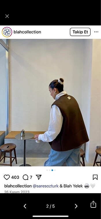 Diğer BLAH COLLECTİON DERİ YELEK