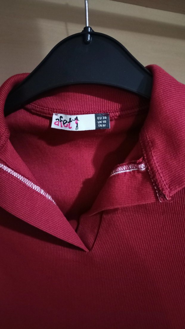 Kırmızı mini elbise - Görsel 2