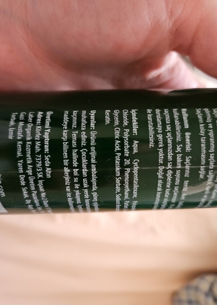 Sac bakim suyu - Görsel 4