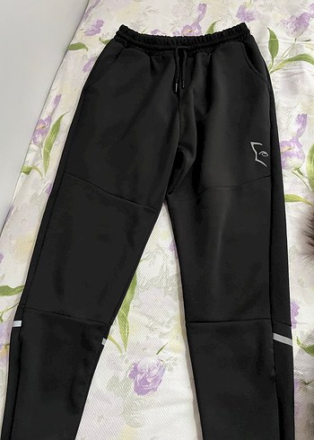 Erkek Siyah Elastik Outdoor Eşofman Altı - Görsel 2