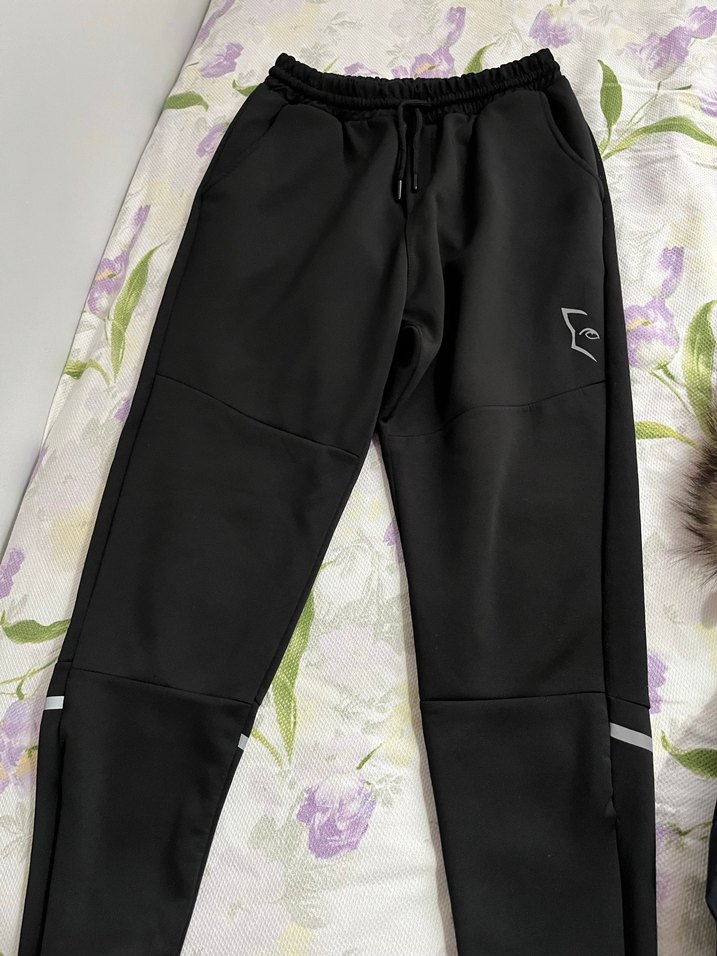 Erkek Siyah Elastik Outdoor Eşofman Altı - Görsel 2