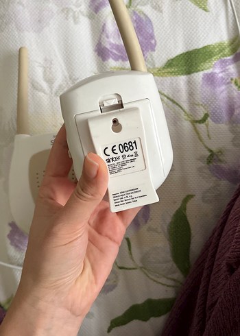 Sinbo Beyaz Bebek Telsizi Alıcı ve Verici - Görsel 3